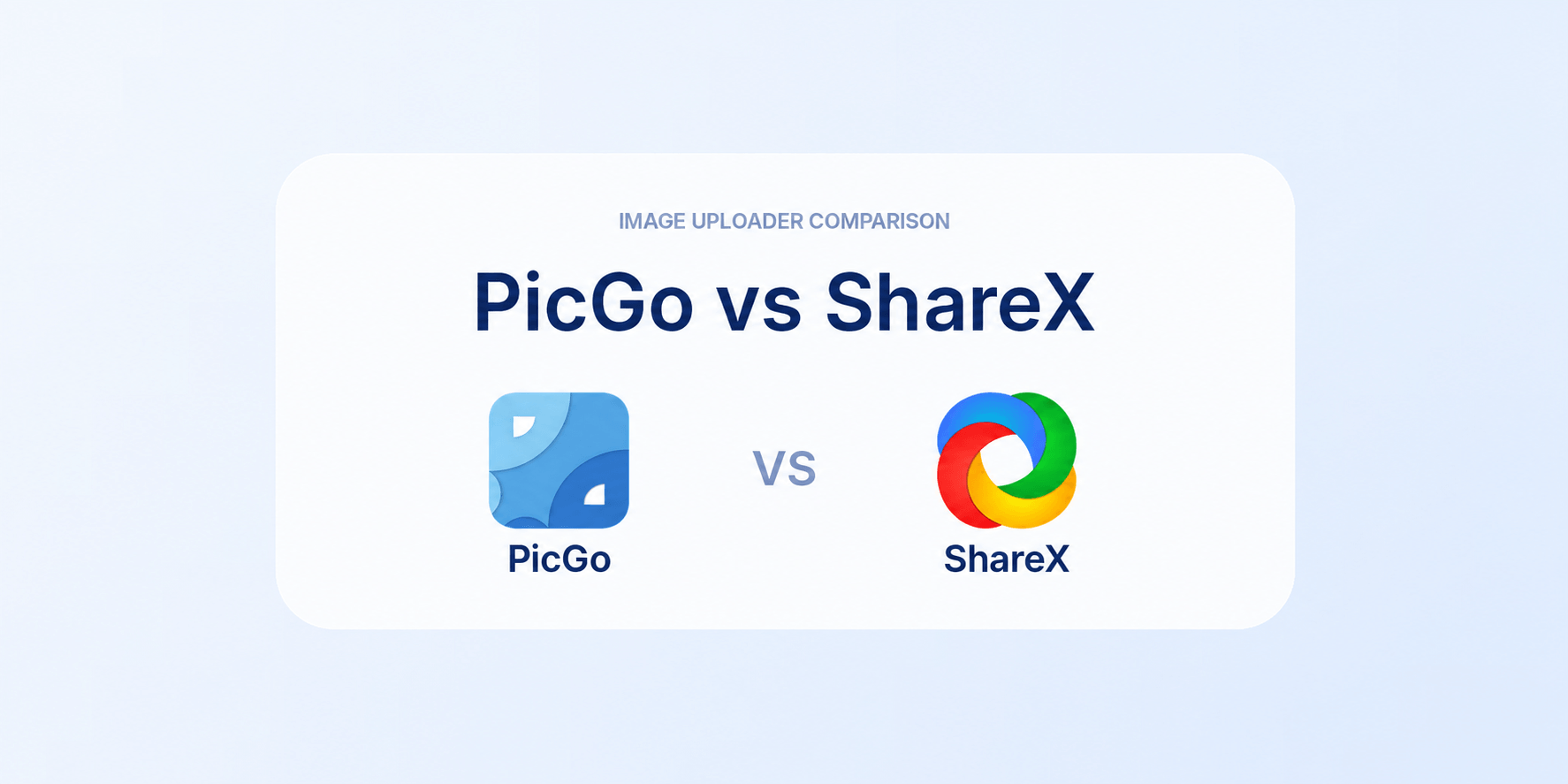 PicGo 和 ShareX 对比 封面